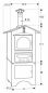 Preview: Holzbackofen SMART FECONTX, senffarbig, Dach Inox (Backraum 80x45 cm)
