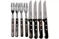 Preview: Steakbesteck-Set Gaucho braun, 8-teilig (Geschenkkarton)