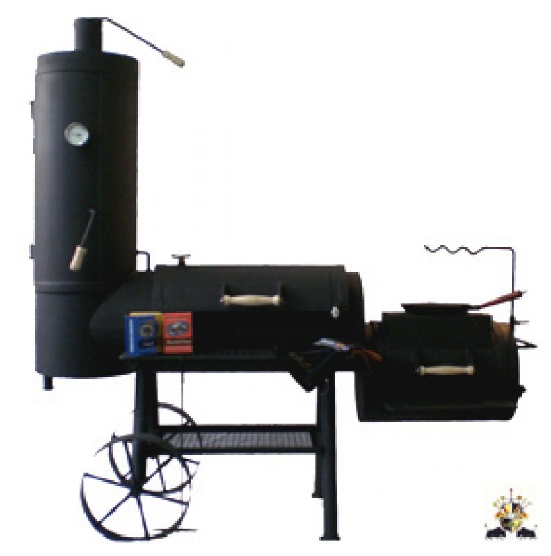 Lone Star© BBQ WAGON 16" Special Edition, 5 mm (inkl. Zubehör/3 Thermometer)