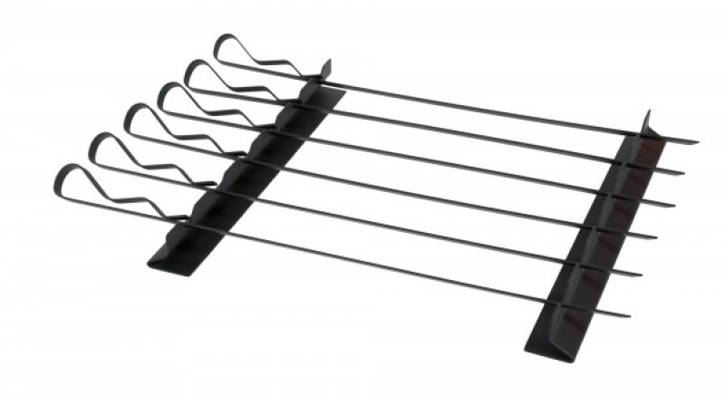Kebab-Rack m. 6 Spießen