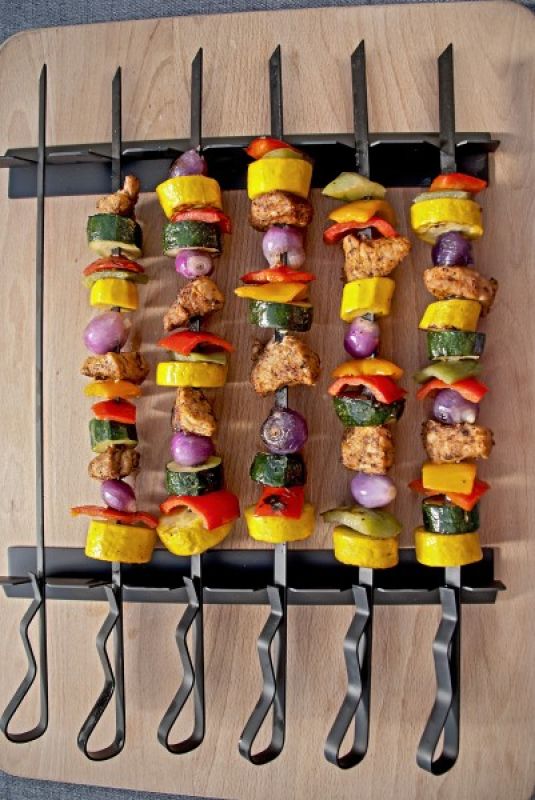 Kebab-Rack m. 6 Spießen