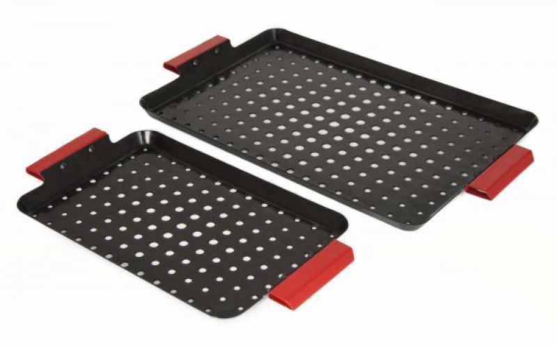 Gemüsegrillplatte, 2er-Set antihaft