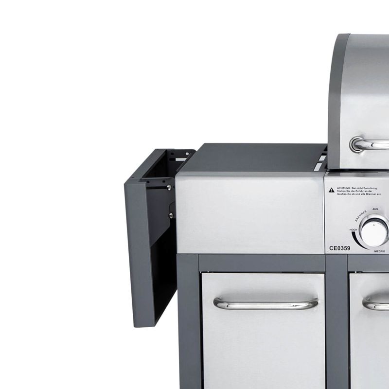 Preview: ALLGRILL Major – Seitentische 2er‑Set