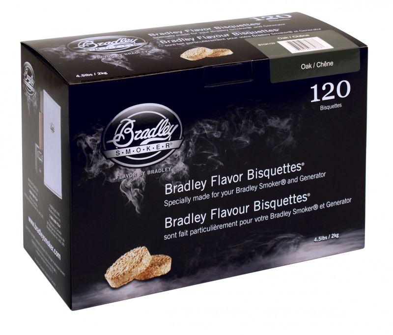 BRADLEY Bisquettes 120er-Pack Oak (Eiche)