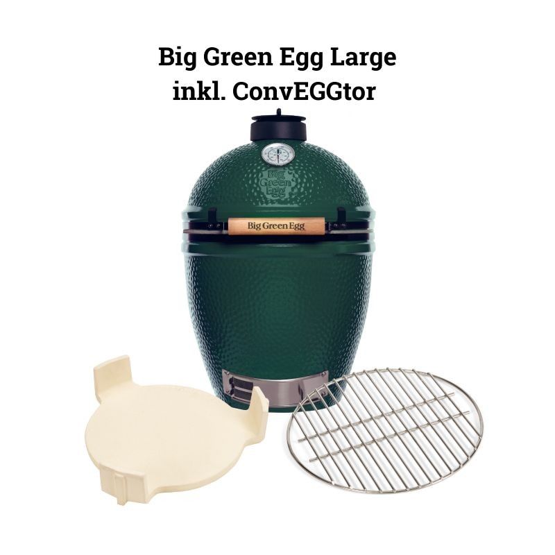 Large Big Green Egg inkl. ConvEGGtor