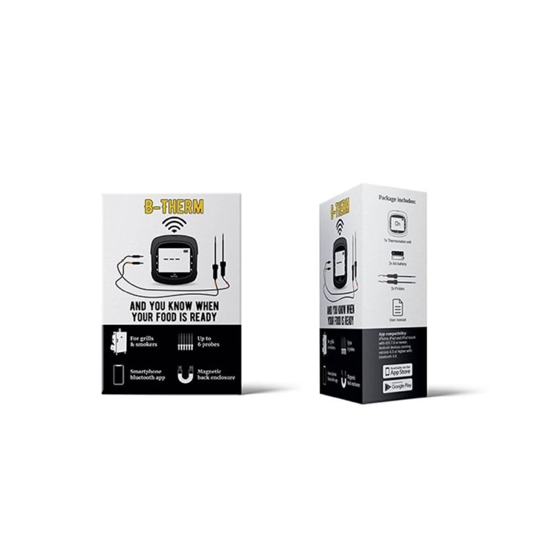Preview: Bluetooth-Thermometer m. 2 Fühlern