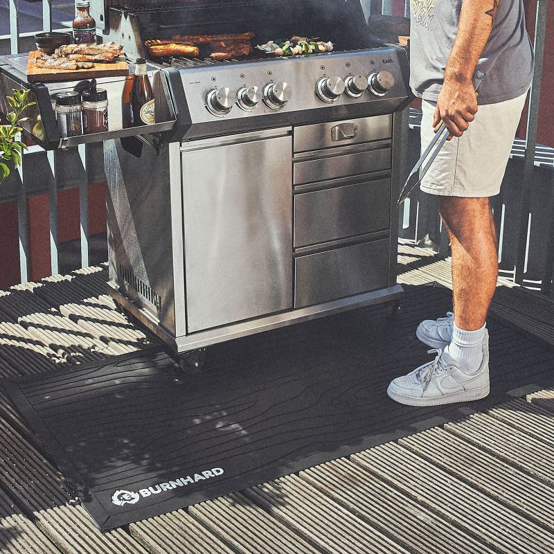 Grillunterlage Bodenschutzmatte 160 x 80 cm