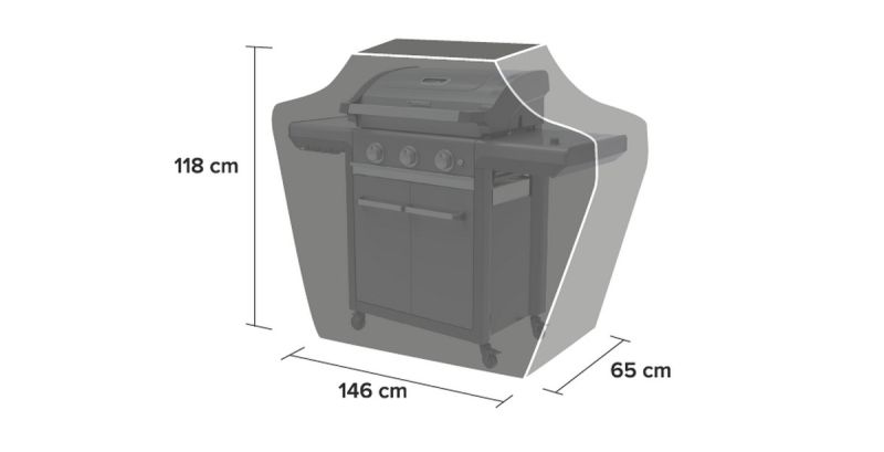 BBQ Premium Abdeckhaube L