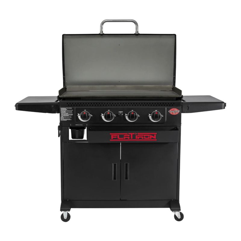 CHAR-GRILLER® Flat Iron™ Premium Gas Griddle – 4‑Brenner