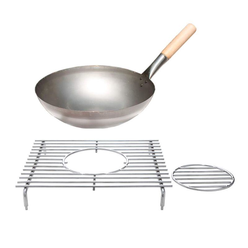 ALLGRILL Geschirreinsatz (Edelstahl) für Seitenkochfeld/Seitenbrenner für CHEF S/M/L/XL