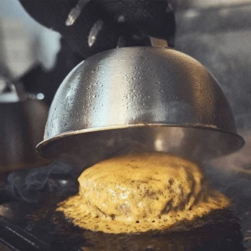 Edelstahl Burgerglocken 2-er Set