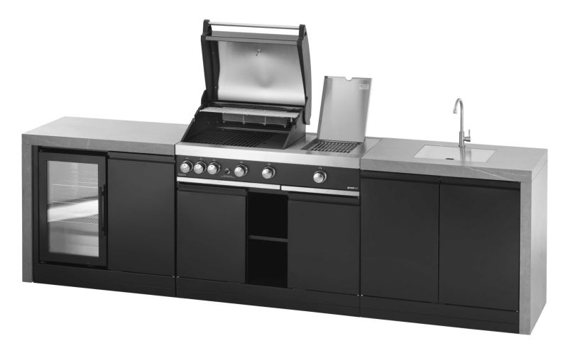 Preview: GrandPro® 299 WF Series: Waterfall Modul mit Premium G4  Plus Einbaugrill