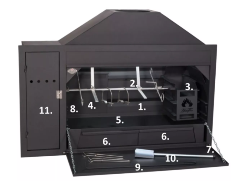HomeFires BRAAI Spit 1500 inkl. Rotisserie