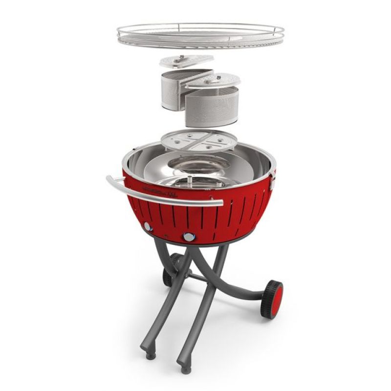 LotusGrill XXL Gartengrill, feuerrot