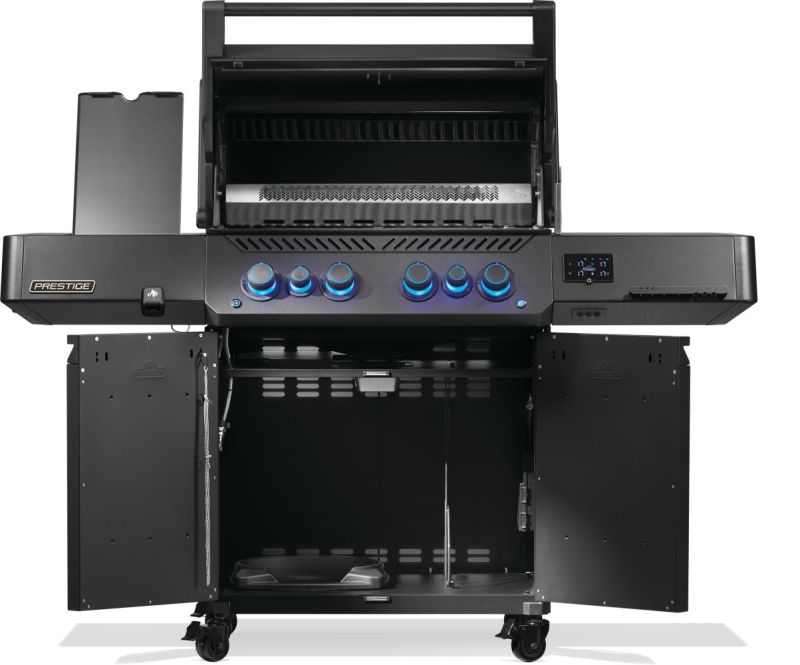 NAPOLEON® PHANTOM PRESTIGE 500, Connected, gegossenen Edelstahlrosten, Mattschwarz