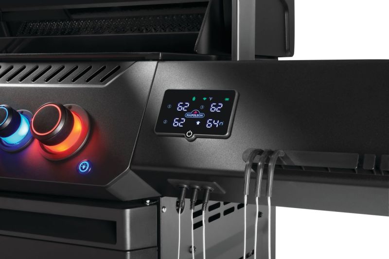 NAPOLEON® PHANTOM PRESTIGE 500, Connected, gegossenen Edelstahlrosten, Mattschwarz