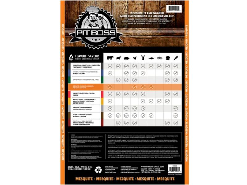 Pitboss Pelletgrill 9kg - Mesquite