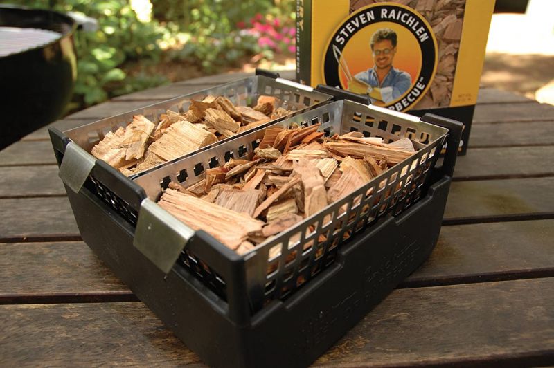 Wood Chip Räucherbox Edelstahl - Für Grill Aromatisierung