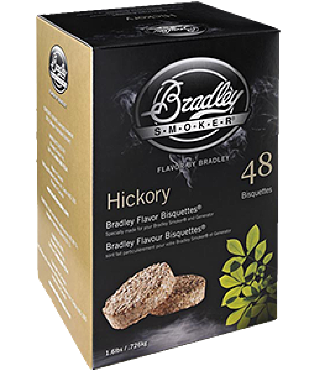 BRADLEY Bisquettes 48er-Pack Hickory (Nuss)