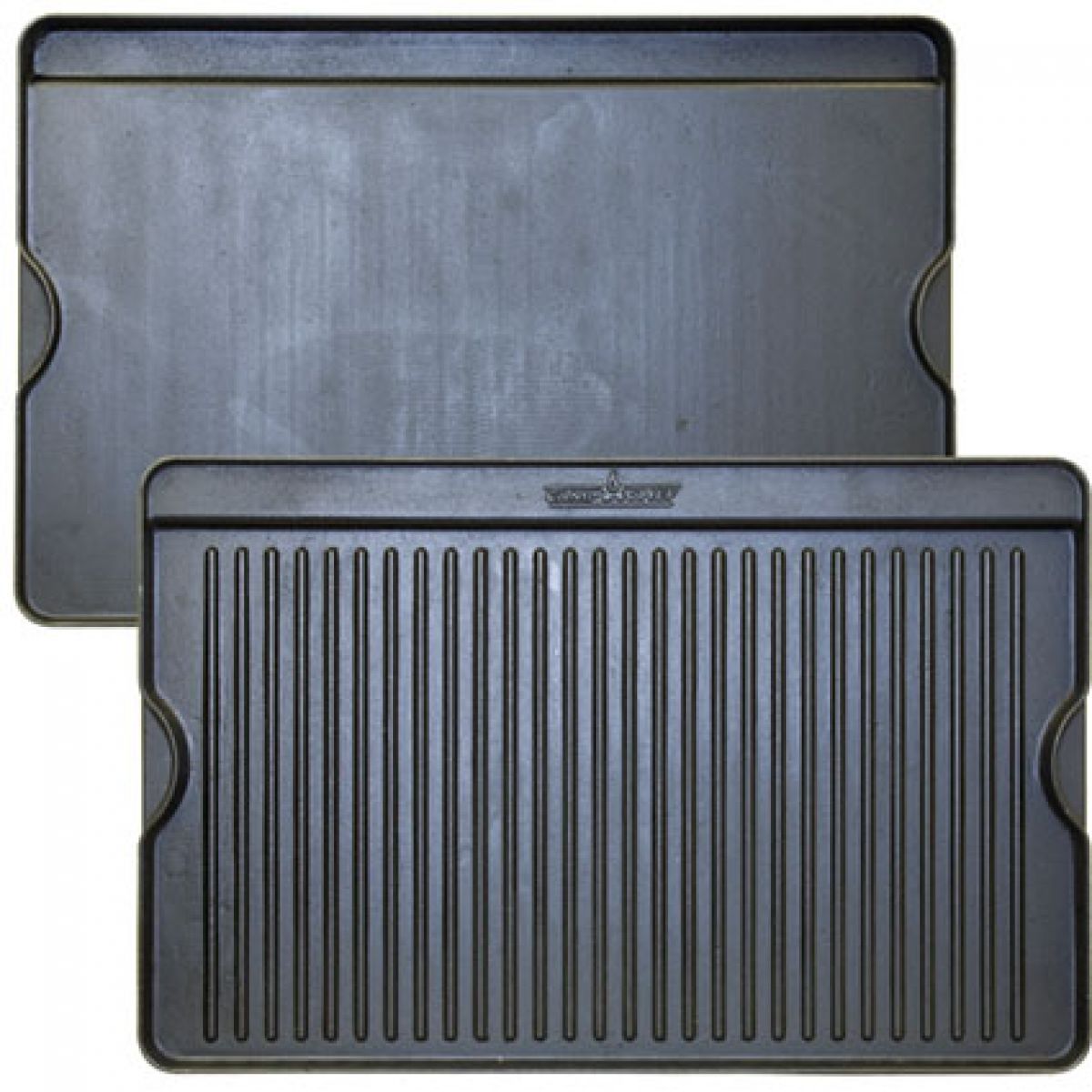Grill- & Bratwendeplatte, 40 cm, Gusseisen