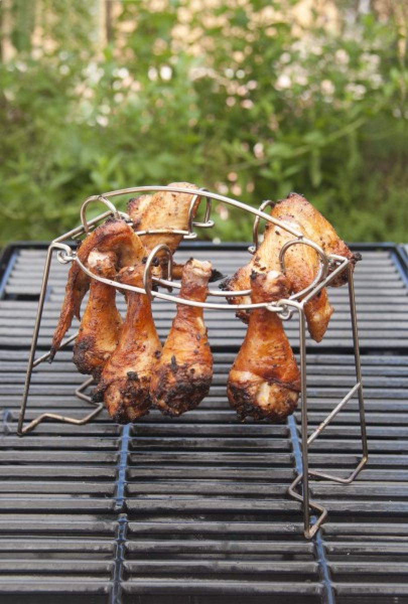 Hähnchen Drumstick & Wing Rack (faltbar), Edelstahl