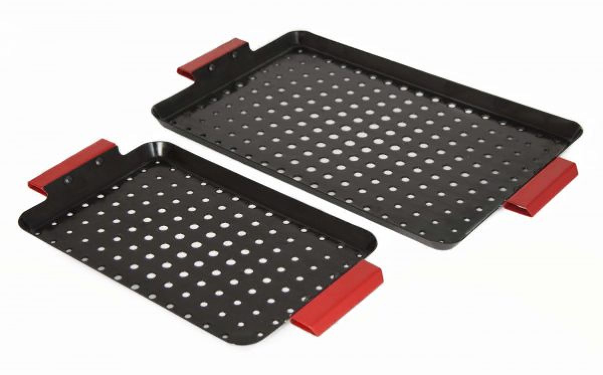 Gemüsegrillplatte, 2er-Set antihaft