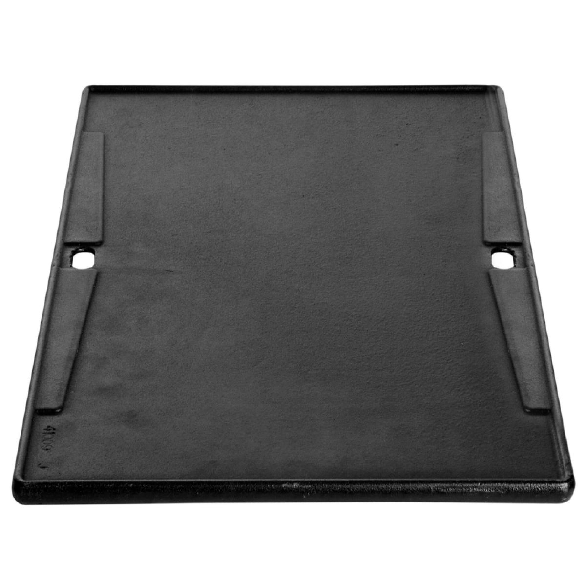 ALLGRILL Gussgrillplatte 30 cm – beidseitig verwendbar mit Ablauföffnung