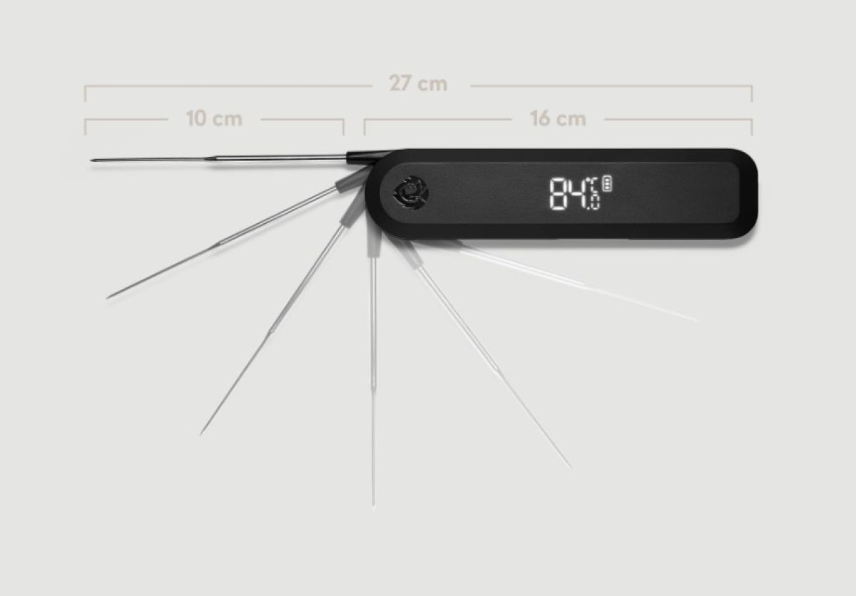 Einstich-Thermometer, klappbar
