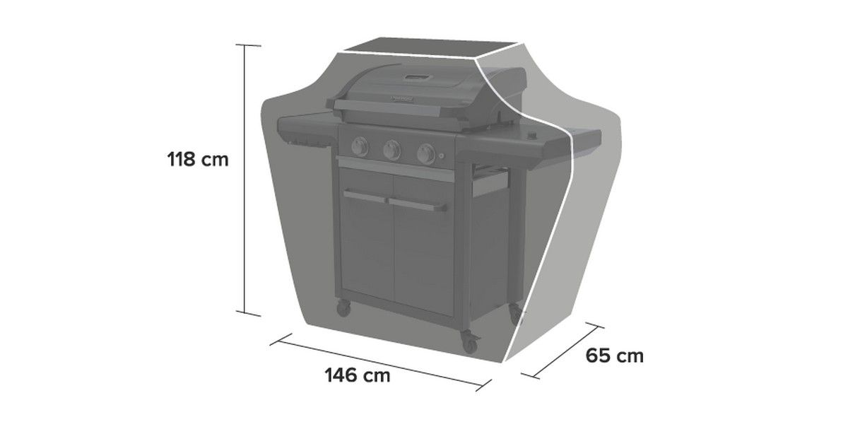 BBQ Premium Abdeckhaube L