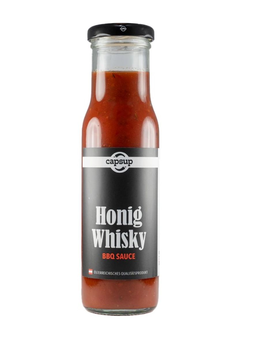 CapsUp Barbecue Sauce "Honig Whiskey" 250ml