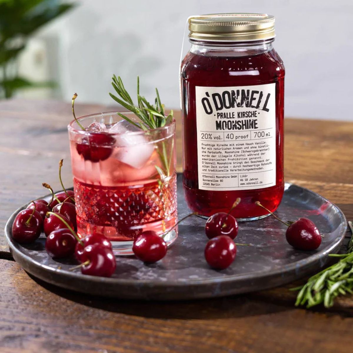 O'Donnell Moonshine Pralle Kirsche, 700ml