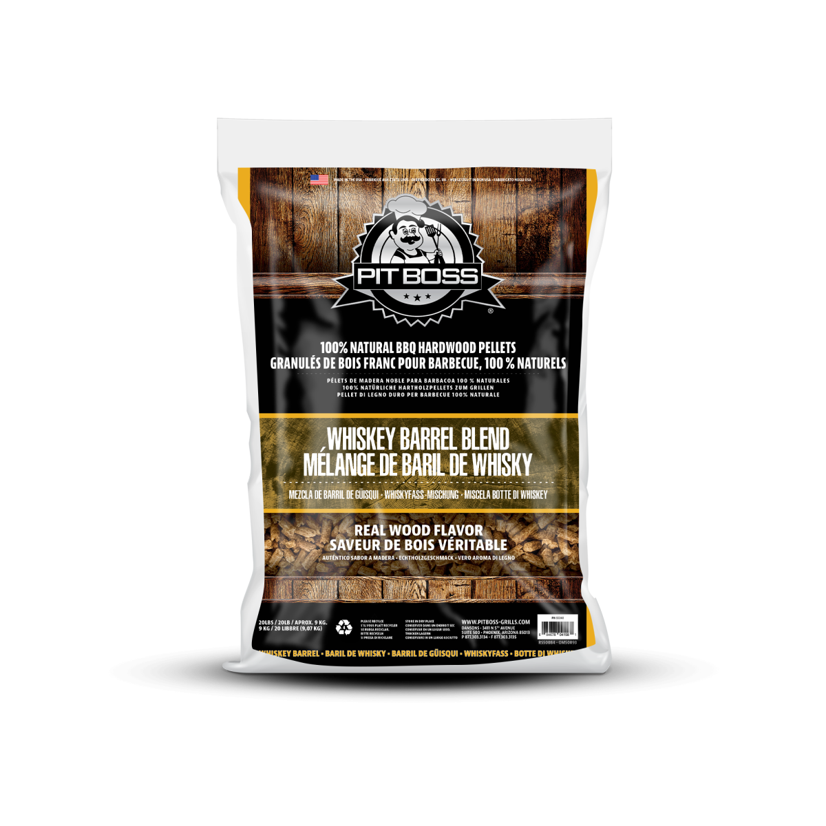 Pitboss Pellets 9kg - Whiskey Blend