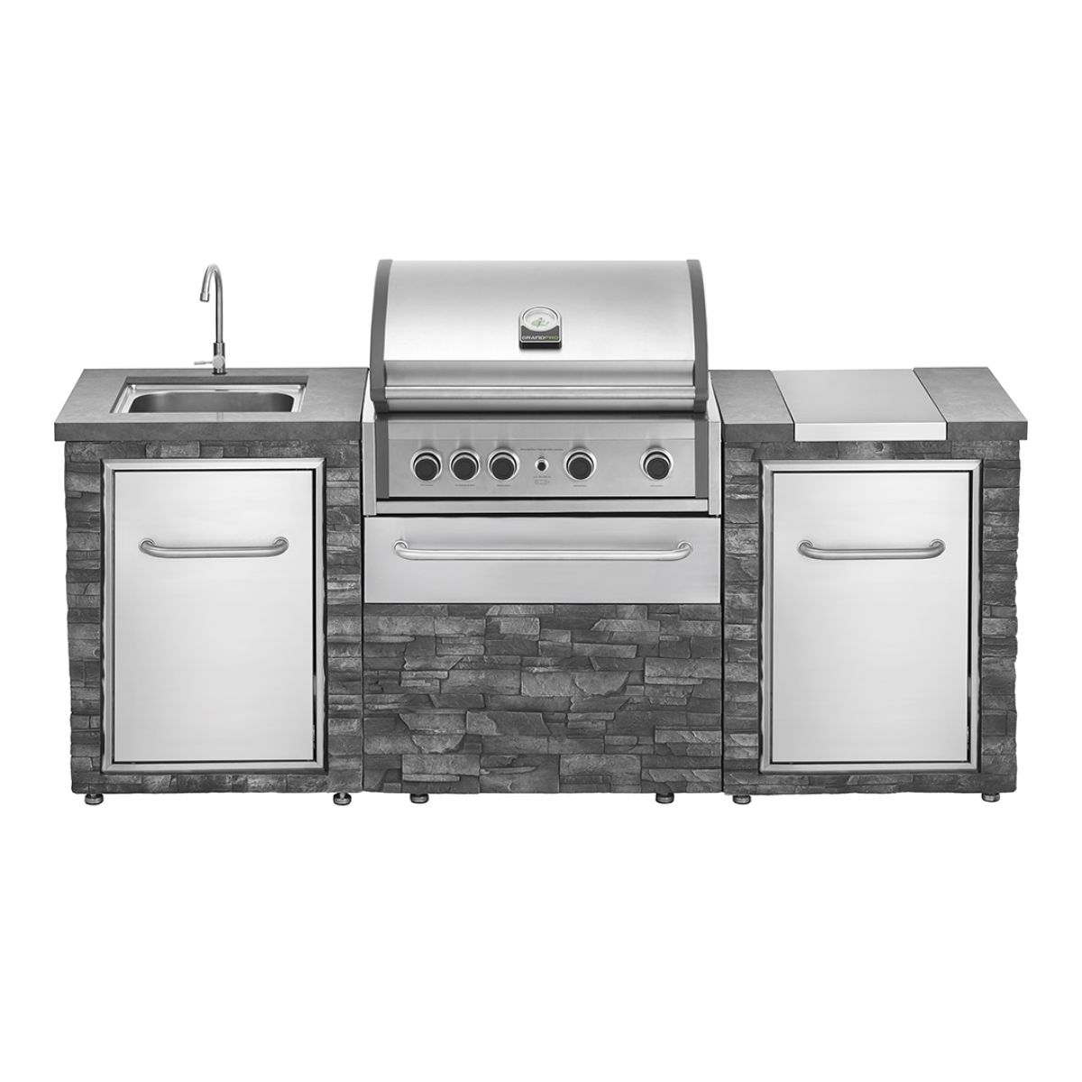 GrandPro® 222 Series: Stone Island Modul mit Pro Elite Einbaugrill