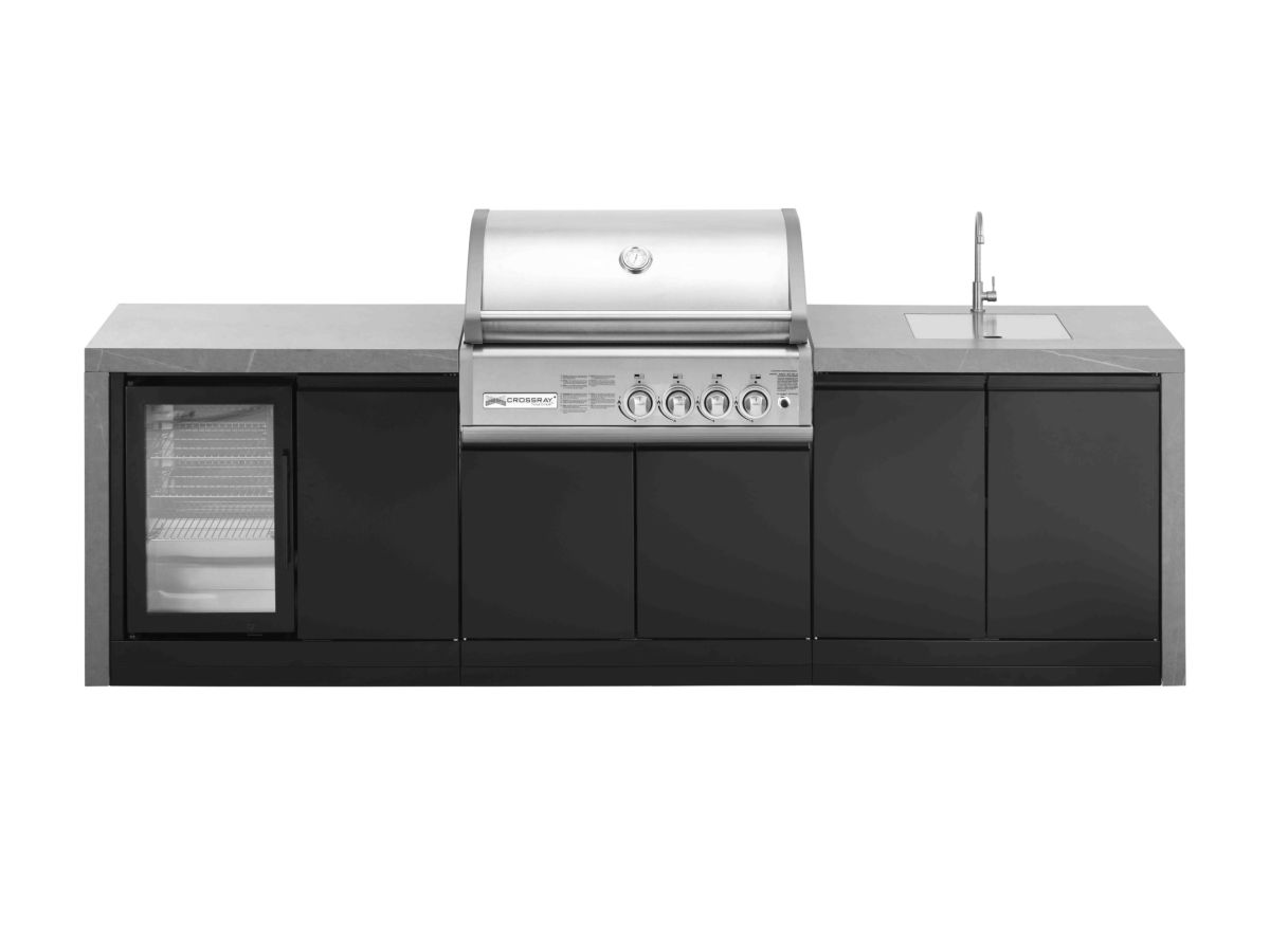 GrandPro® 284 WF Series: Waterfall Modul mit Crossray C4 Einbaugrill