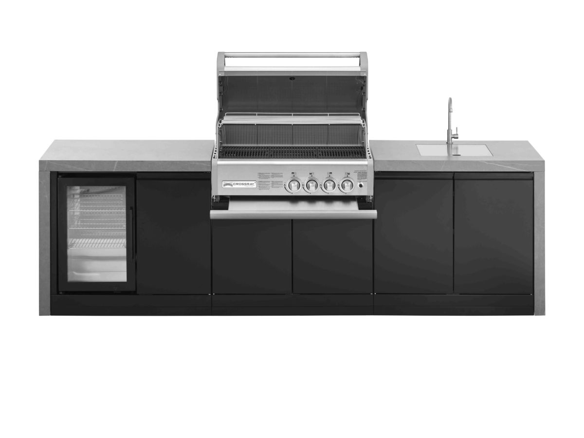 GrandPro® 284 WF Series: Waterfall Modul mit Crossray C4 Einbaugrill