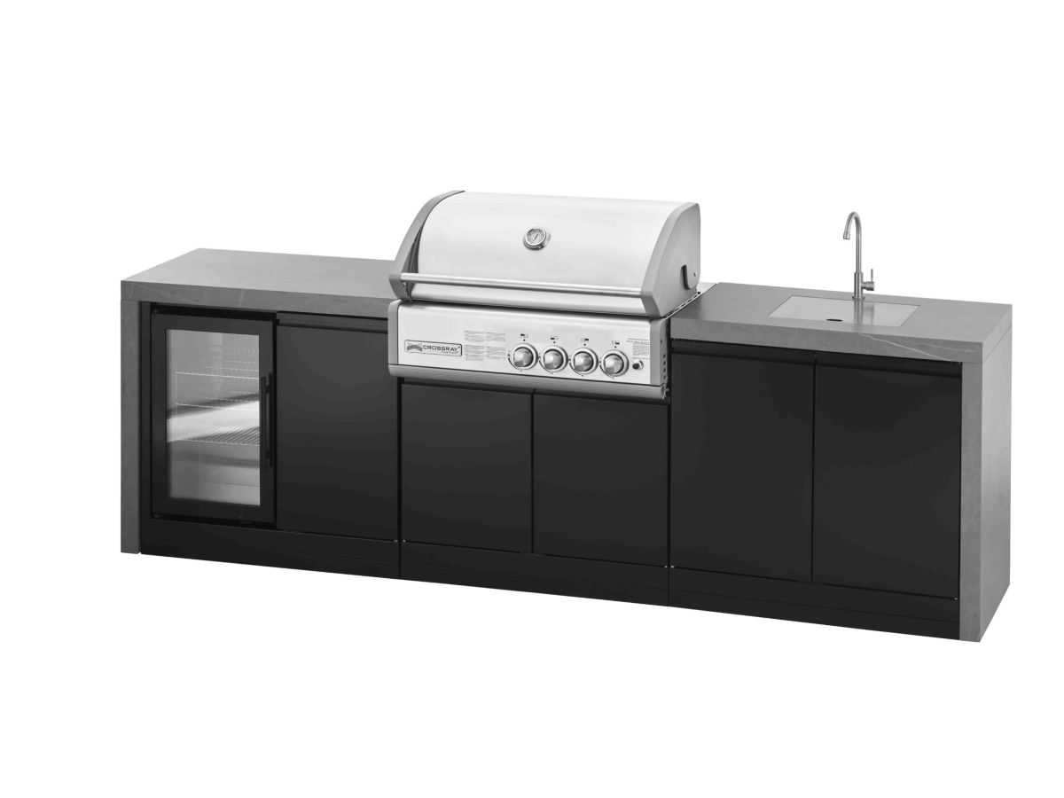 GrandPro® 284 WF Series: Waterfall Modul mit Crossray C4 Einbaugrill