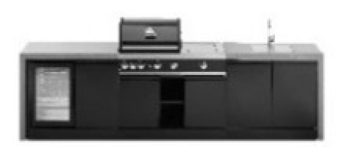 GrandPro® 299 WF Series: Waterfall Modul mit Premium G4  Plus Einbaugrill