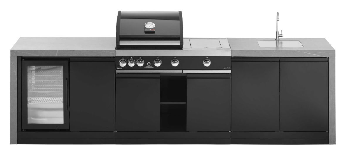 GrandPro® 299 WF Series: Waterfall Modul mit Premium G4  Plus Einbaugrill