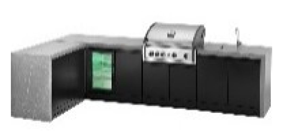 GrandPro® 426 WF Series: Waterfall Modul mit Pro Elite Einbaugrill