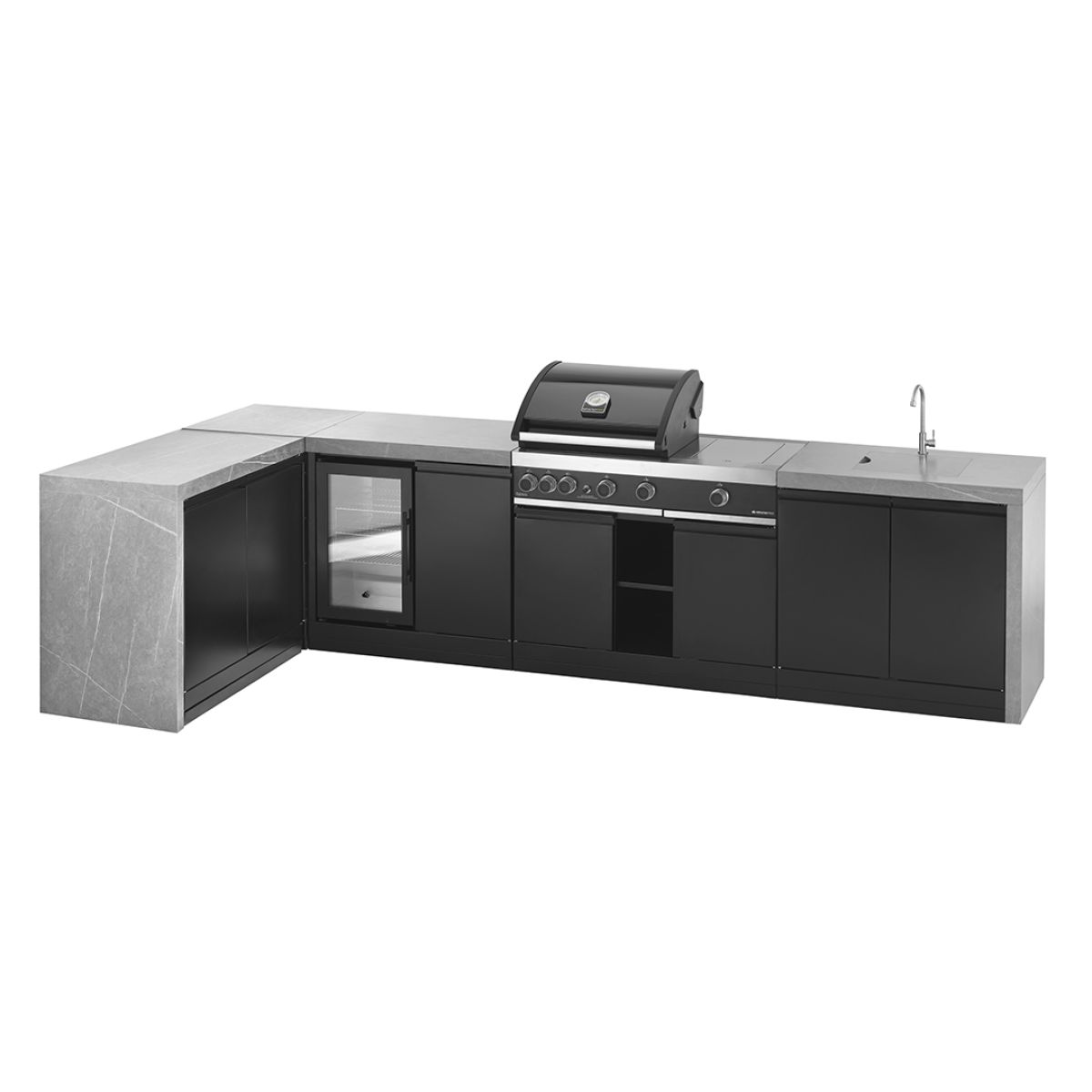 GrandPro® 451 WF Series: Waterfall Modul mit Premium G4 Plus Einbaugrill