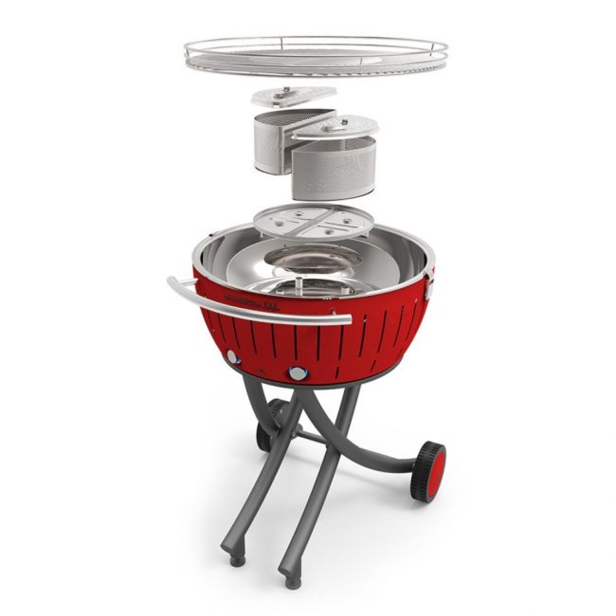 LotusGrill XXL Gartengrill, feuerrot