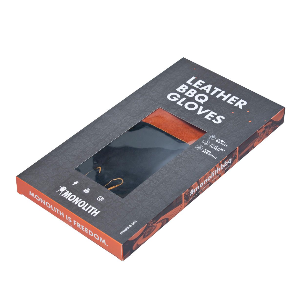 MONOLITH LEDER GRILLHANDSCHUHE
