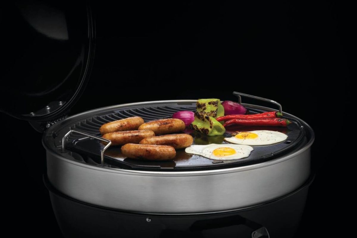 Gusseisen-Grillplatte für 57cm Holzkohlegrill