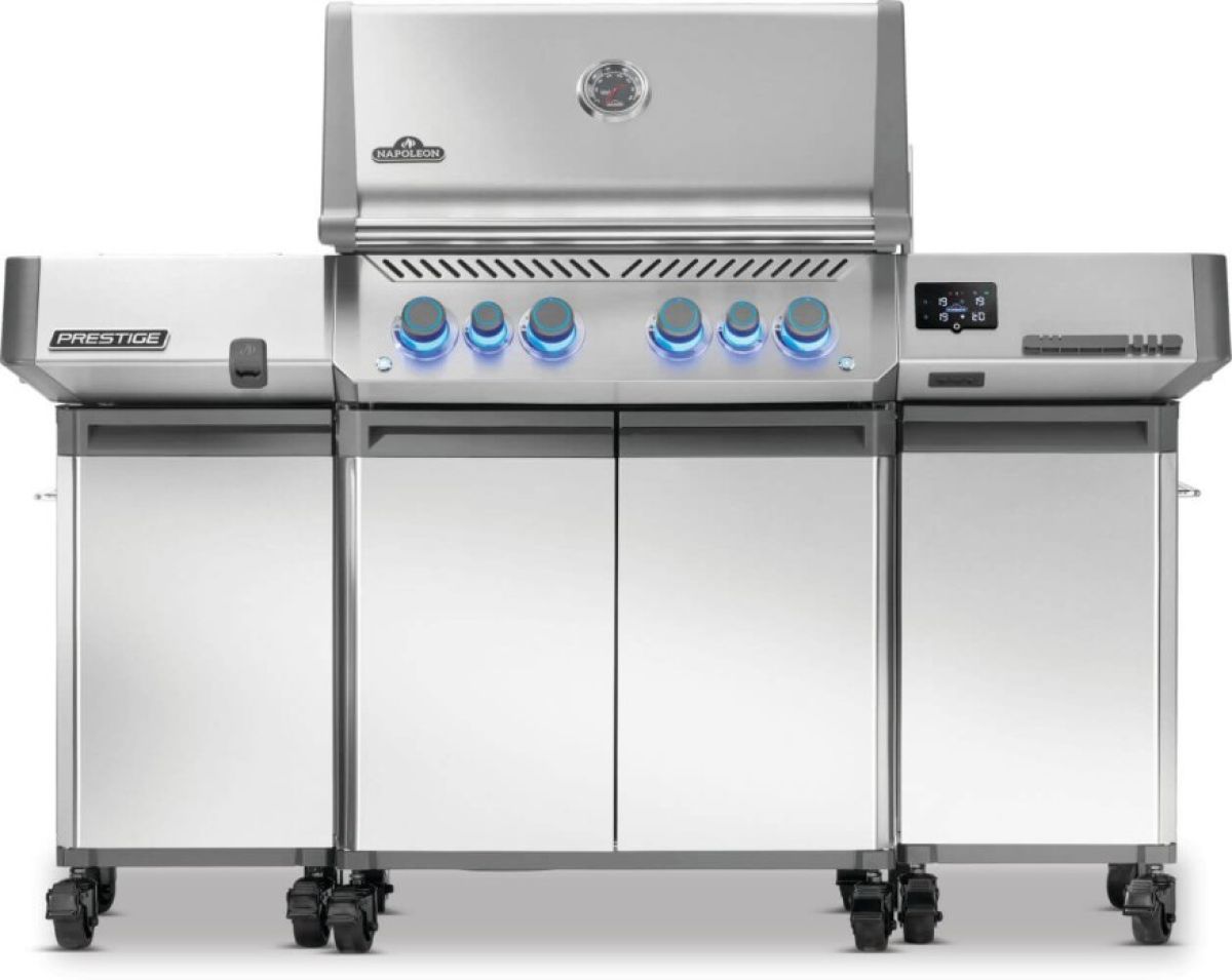 NAPOLEON Prestige® Unterschrank-Set, Edelstahl, links und rechts