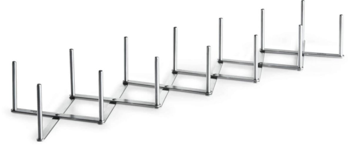 Spare-Rib-Halter, Edelstahl, verstellbar