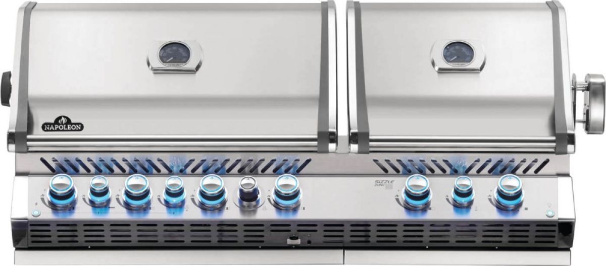 NAPOLEON® PRESTIGE PRO 825, Edelstahl, Einbaugrill, inkl. Drehspieß