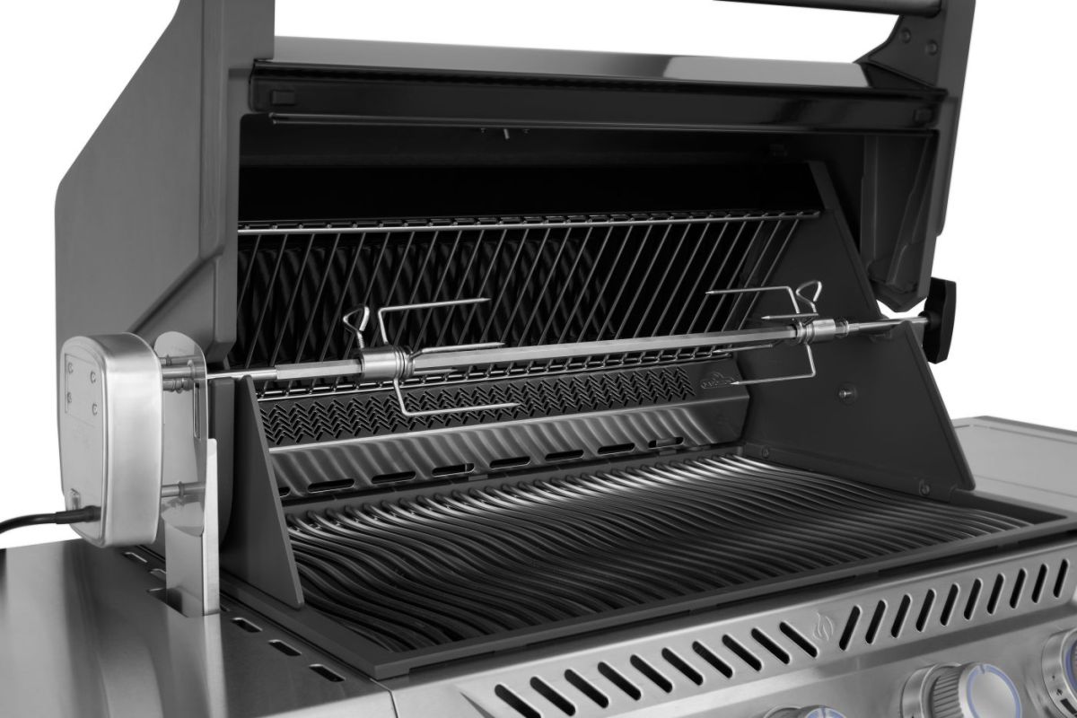 NAPOLEON® Prestige PRO™ 500, Connected, Schwarz, inkl. Drehspieß