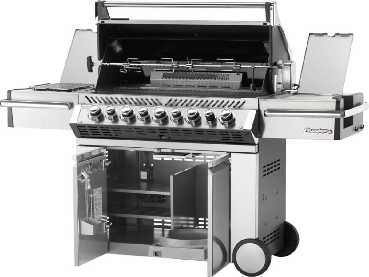 NAPOLEON® PRESTIGE PRO 665, Edelstahl, inkl. Drehspieß
