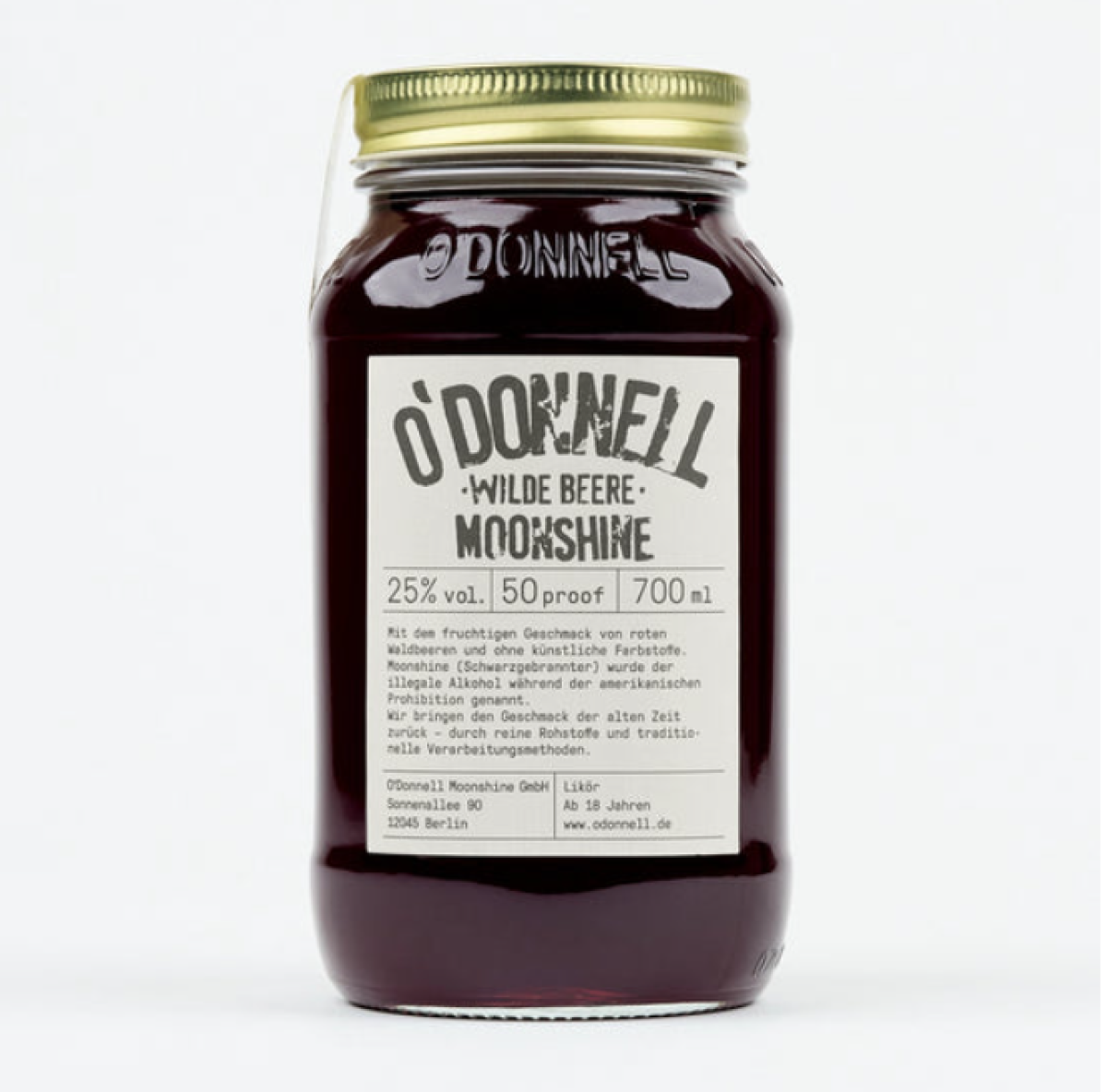 O'Donnell Moonshine Wilde Beere, 700ml