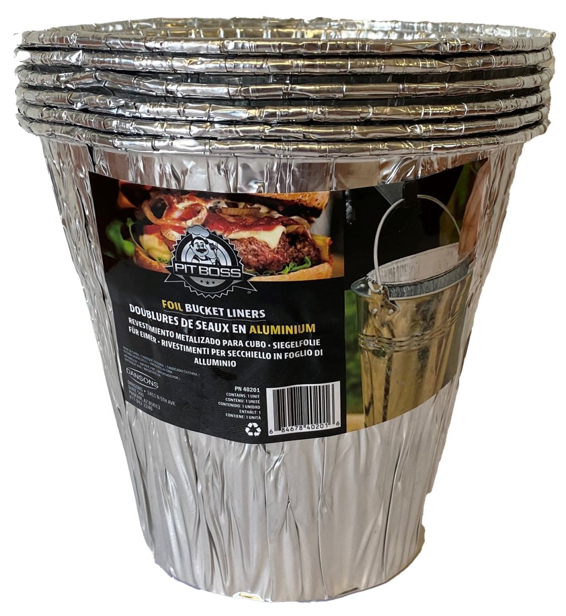 Foil Bucket Liner - 6 Pack